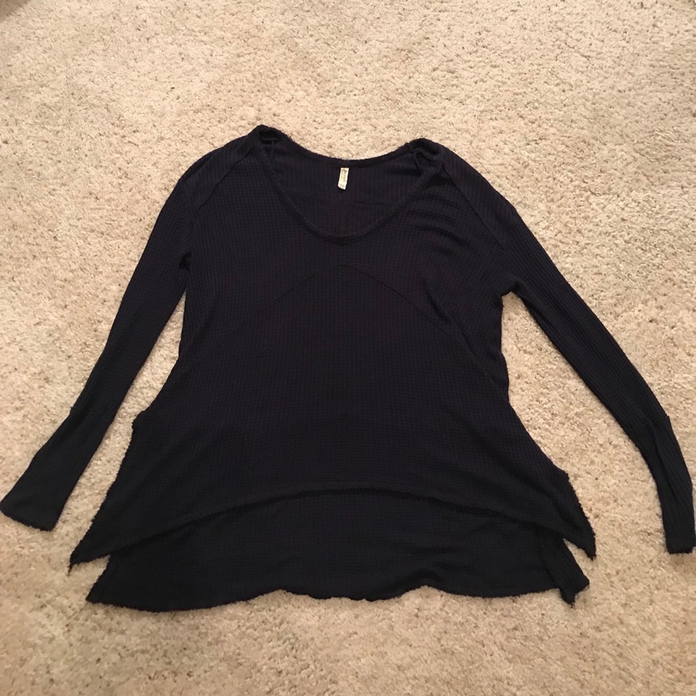 Free People Knit Long sleeved tee
